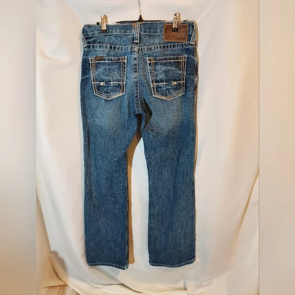 Ariat Men's M4 Relaxed Bootcut Jeans in Classic Blue - 30x32 - Picture 2 of 9